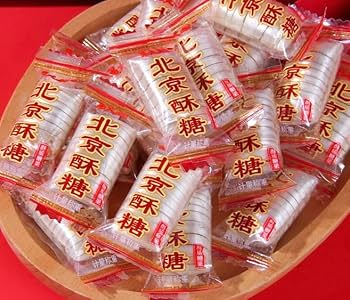 Amazon | 马大姐 老北京酥糖 ピーナッツ・パイ（飴）300g【5点